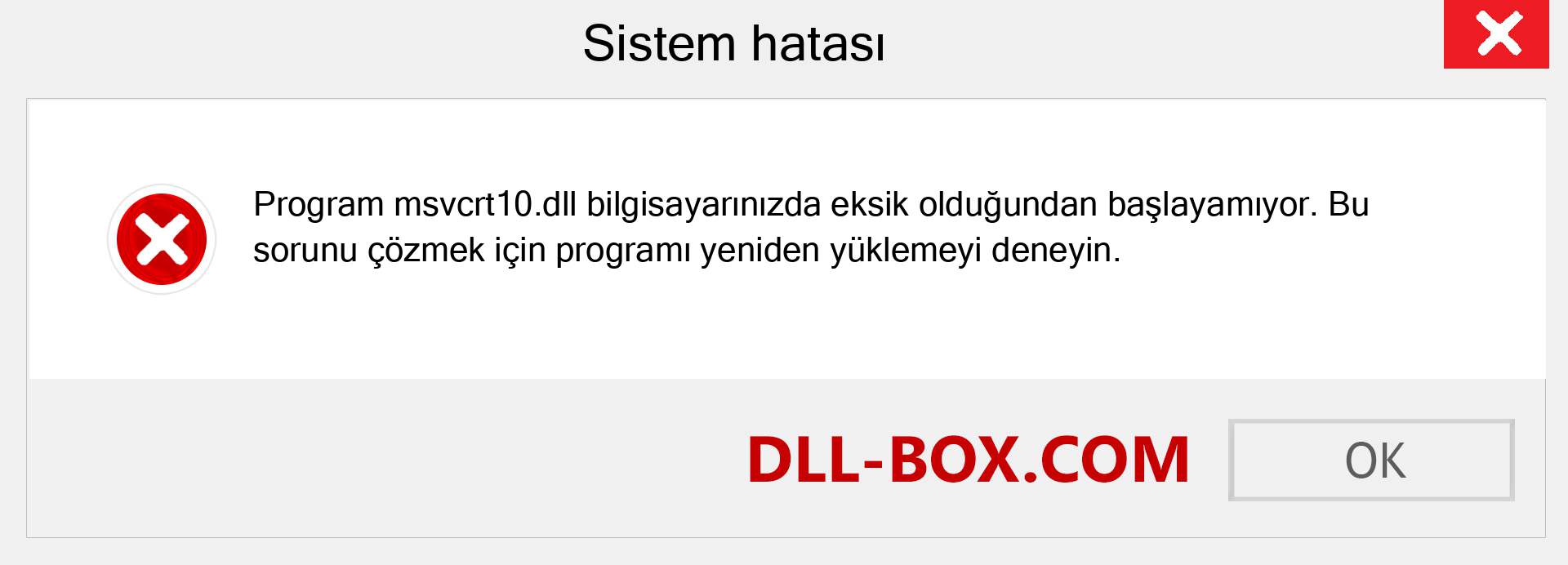 msvcrt10.dll dosyası eksik mi? Windows 7, 8, 10 için İndirin - Windows'ta msvcrt10 dll Eksik Hatasını Düzeltin, fotoğraflar, resimler